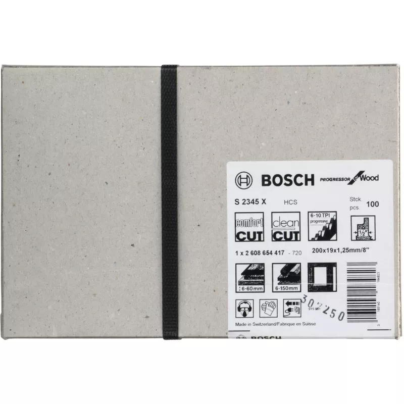 Puukkosahanterä Bosch S 2345 X hiiliteräs 20 cm
