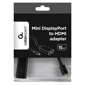 Gembird A-MDPM-HDMIF-02 videokaapeli-adapteri Mini DisplayPort HDMI Type-A (standardi) musta