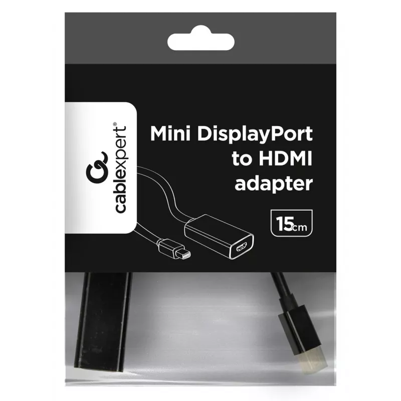 Gembird A-MDPM-HDMIF-02 videokaapeli-adapteri Mini DisplayPort HDMI Type-A (standardi) musta