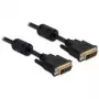 DVI-kaapeli DeLOCK 24+5 uros DVI 24+5 uros 3 m musta