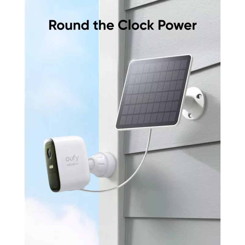 Aurinkopaneeli Eufy 3W kameroille EufyCam 2, EufyCam 2 Pro, EufyCam 2C, EufyCam 2C Pro, EufyCam S330, SolocamS230