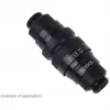 Liitin Alphacool 17440 — messinkinen tietokoneen jäähdytysliitin, musta, 32×86×32 mm