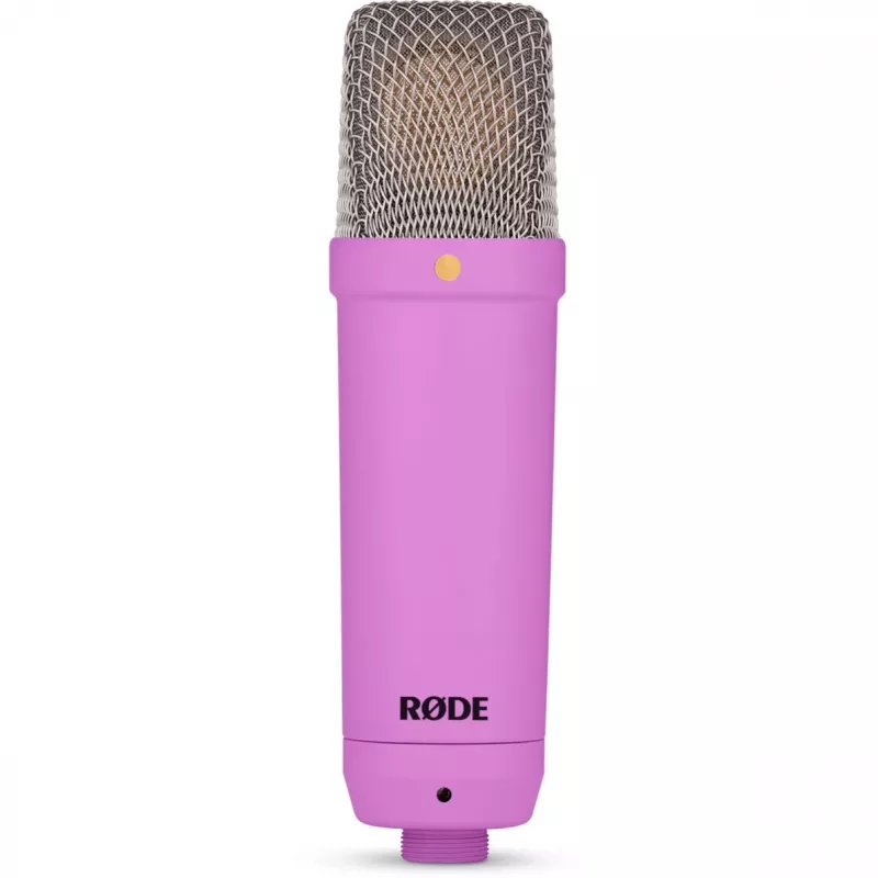 NT1 Signature + XLR-kaapeli + pöytämikrofonivarsi, mikrofoni lila, paketti