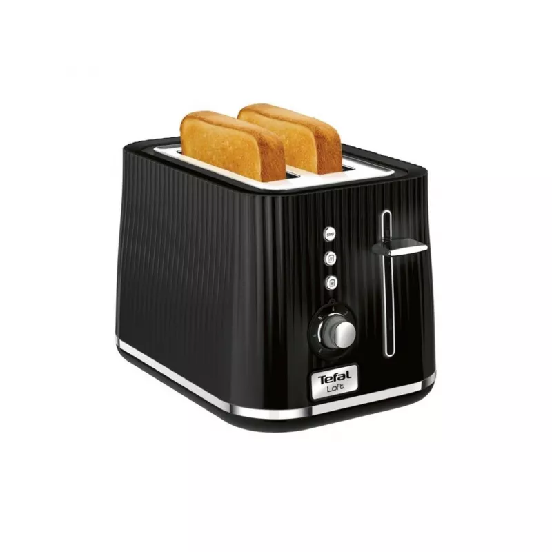 Tefal Loft 2S TT761838 leivänpaahdin, 2 viipaleelle, musta