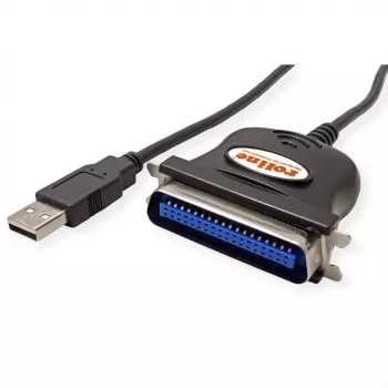 ROLINE 12.02.1092 kaapeliadapteri IEEE 1284 USB-A musta (12.02.1092)