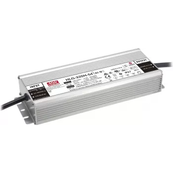 Mean Well LED-virtalähde 320W 24V IP67, vakiovirtalähde LED-järjestelmille ulkokäyttöön