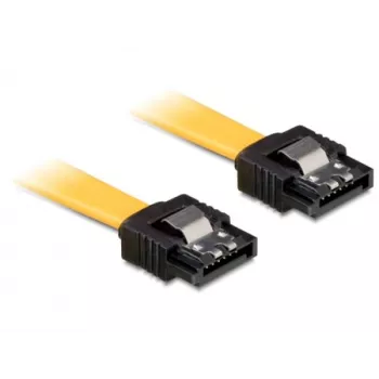 SATA-kaapeli pistoke/pistoke 0,7 m DeLOCK 82813 keltainen