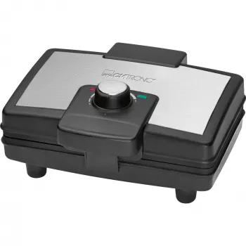 Clatronic WA 3606 vohvelirauta 2 vohvelia musta, ruostumaton teräs 800 W