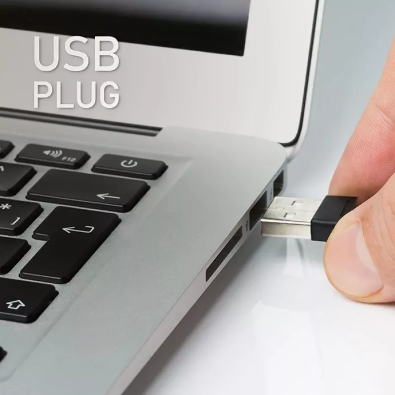 Laserosoitin-esityskaukosäädin 4in1 USB 3.0 2,4 GHz 30 m
