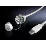 USB A - USB A -kaapeli, Rittal 2482.220 — 1 m, valkoinen, pistoke-liitin