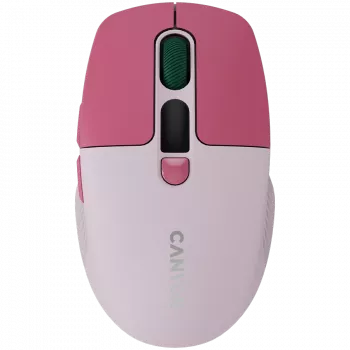 Canyon MW-26 - 2in1 langaton optinen hiiri Bluetooth / 2,4 GHz - hiljainen - pinkki