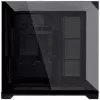 Lian Li O11 Vision Compact -PC-kotelopaketti + 3x UNI FAN SL-INF 120 Reverse Blade -tuuletinta - musta