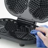 Severin WA 2118 vohvelirauta 2 vohvelia 1200 W musta