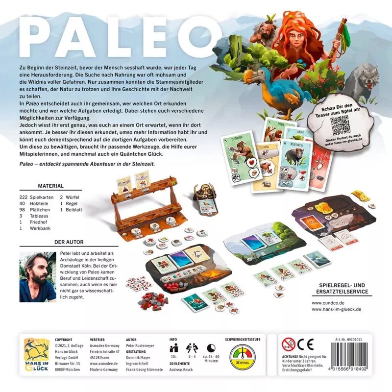 Paleo, lautapeli Experten-Spiel des Jahres 2021