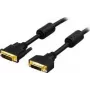 DVI-kaapeli Deltaco DVI-602A 2 m DVI-D musta