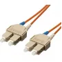 Equip SC/SC kuitu-patchkaapeli OM1/OM2, 3.0m, 62.5/125µ