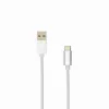 Sbox USB-TYPEC-15W USB->Type-C M/M 1,5 m kokosvalkoinen