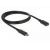 USB-kaapeli DeLOCK 85533 USB 3.2 Gen 1 1 m USB-C musta