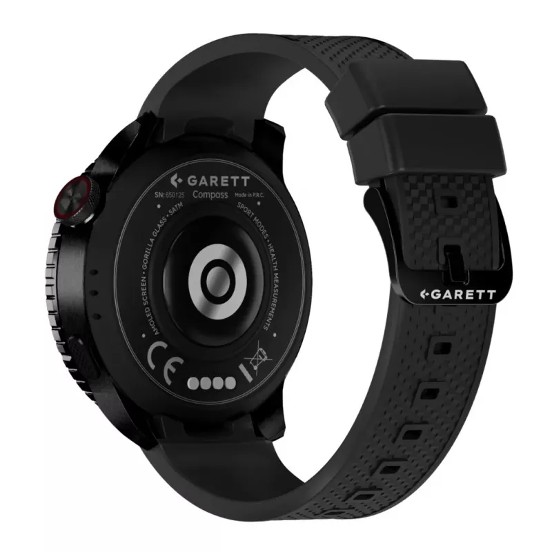 Älykello Garett Compass GPS musta — Garett Compass GPS -älykello, musta