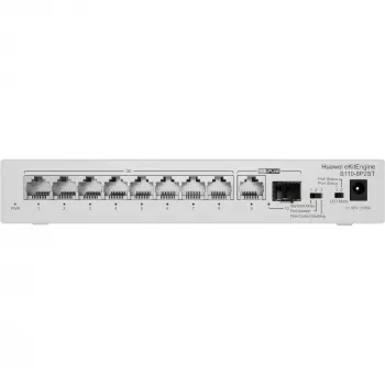 HUAWEI eKit S110 Series S110-8P2ST hallitsematon L2 Gigabit Ethernet (10/100/1000) Power over Ethernet (PoE) harmaa