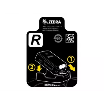 Zebra SG-RS2X-HMTRA-01 pidike, passiivinen pidike, viivakoodilukija, musta