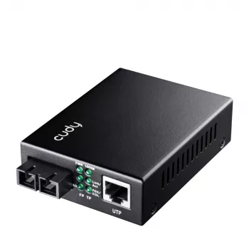 Verkon mediakonvertteri Cudy MC100GSA-20 1x RJ-45 1x SC single-mode 1310 nm 1000 Mbit/s 20 km