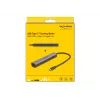 DeLOCK USB Type-C -telakointiasema 8K HDMI USB 10 Gbps 2,5 Gigabit LAN PD 100W