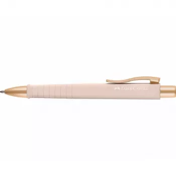 Klipsikiinnitteinen kuulakärkikynä painomekanismilla Faber-Castell 241187 sininen rose
