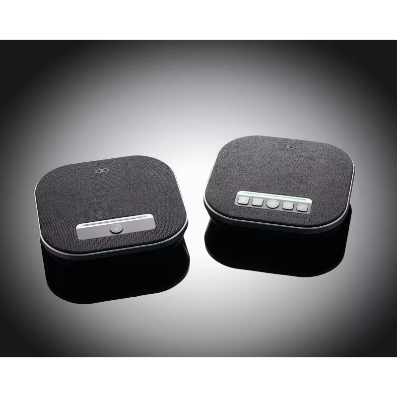 Neuvottelukaiutinpuhelin Boom Collaboration GEMINI, sisäänrakennettu mikrofoni, Bluetooth ja USB, musta