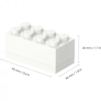 Lego LUNCH MINI 8 valkoinen 40121735 (40121735)