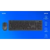 Savio KB-03 näppäimistö ja hiiri mukana Home/Office USB QWERTY US englanti musta