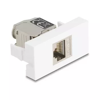 Verkko RJ45-moduuli DELOCK 90904 Cat.6A LED-valolla Keystone-paneeleihin ja patch-paneeleihin