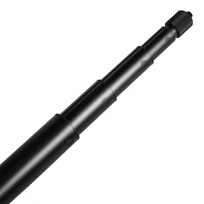 Metallinen selfie-teline Puluz PU641B Insta360 One RS/X2/X3/X4:lle, 2 m, musta