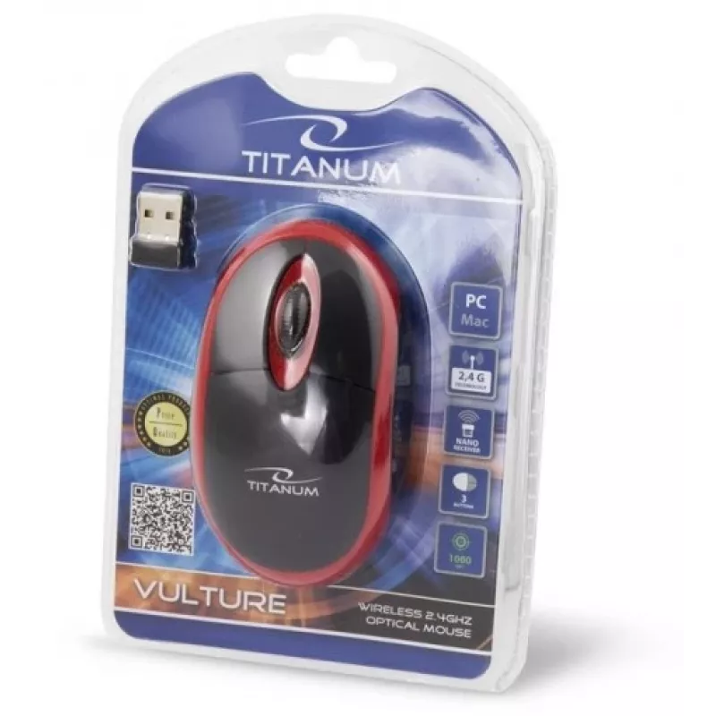 Hiiri Esperanza Titanum TM116R RF Wireless
