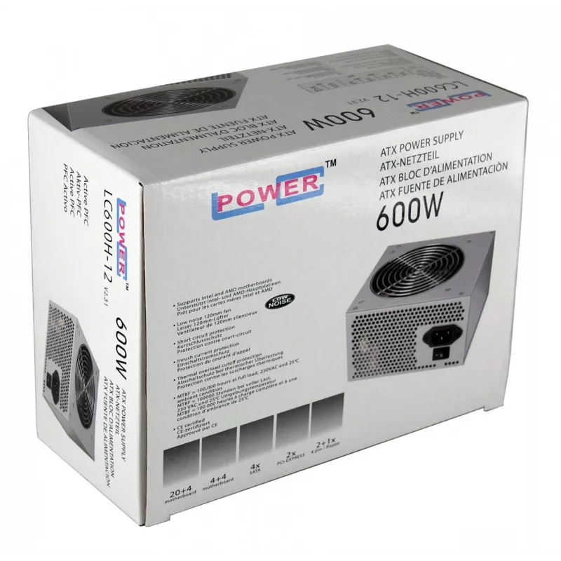 Virtalähde LC-Power LC600H-12 600 W