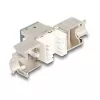DeLOCK Keystone-moduuli 88120 litteä RJ-45 harmaa 10 kpl
