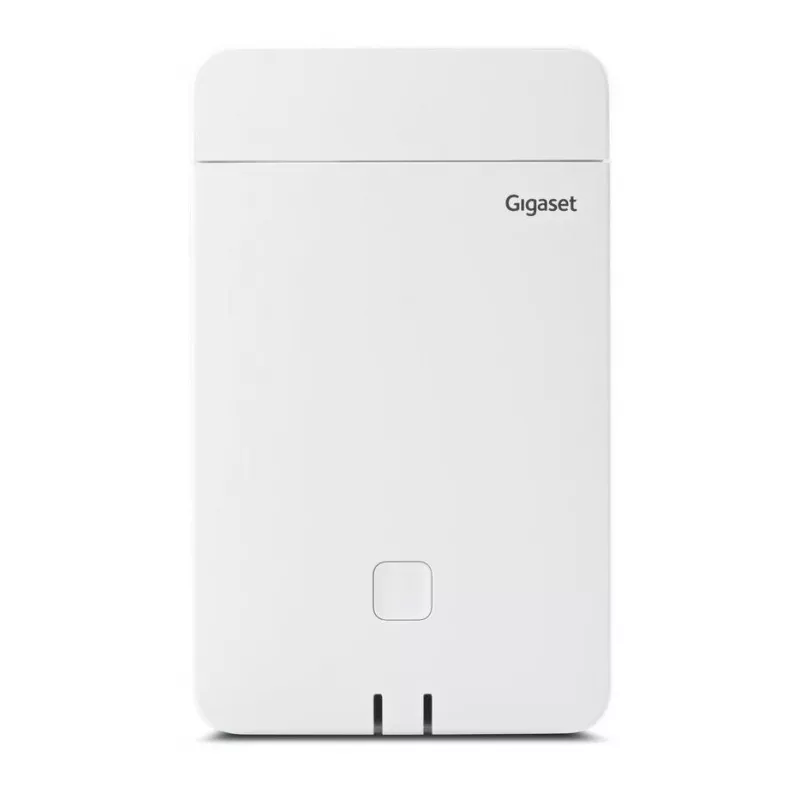 DECT-tukiasema Gigaset N770 IP Pro – 120 kanavaa, HTTPS/SIPS/SRTP/SSL/TLS, sisällä 50 m, ulkona 300 m, valkoinen