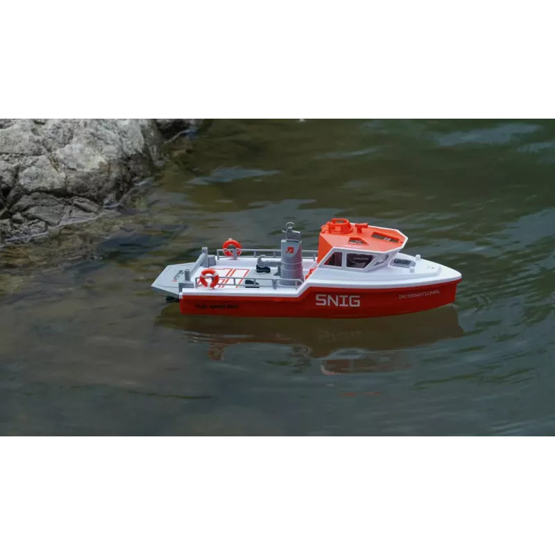 Amewi Rettungsboot harjaton jetkäyttö 320mm RTR valkoinen/oranssi (26116)