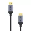 UNITEK C1628GY01-1M DisplayPort-kaapeli musta, harmaa