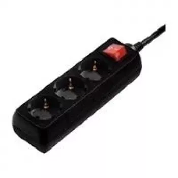 Hama 00108816 ylijännitesuoja musta 3 AC-lähtöä 230 V 3 m