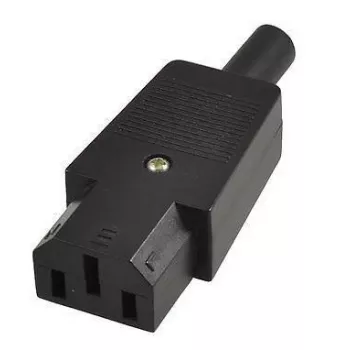 Microconnect C13PLUG verkkopistoke-adapteri C13 musta