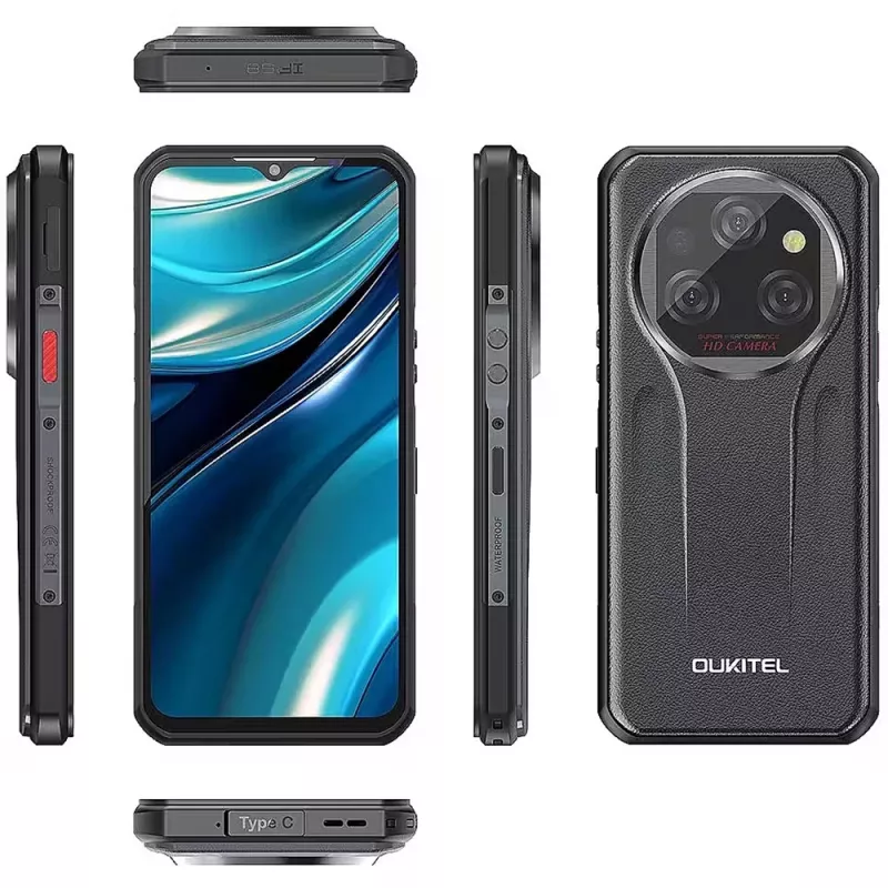 Älypuhelin Oukitel WP39 Pro 12/512 11000mAh harmaa