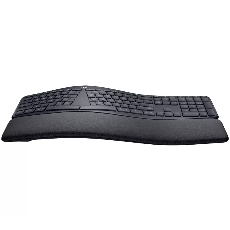Logitech ERGO K860 - näppäimistö - langaton - 2,4 GHz, Bluetooth 5.0 - QWERTY - espanjalainen - grafiitti
