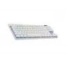 Logitech G PRO X TKL näppäimistö pelaaminen RF langaton + Bluetooth QWERTY US International valkoinen