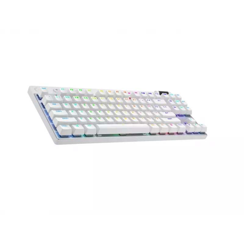 Logitech G PRO X TKL näppäimistö pelaaminen RF langaton + Bluetooth QWERTY US International valkoinen