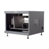 Telinehylly TECHLY 367652 kaapelinhallinta 3M-teippikiinnityksellä, teräs, 550×550×410 mm, musta