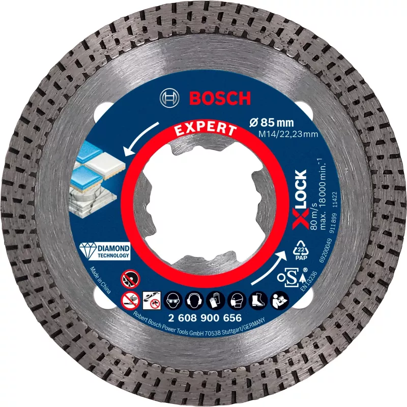 Bosch Expert HardCeramic X-LOCK -sahanterä 8,5 cm 1 kpl