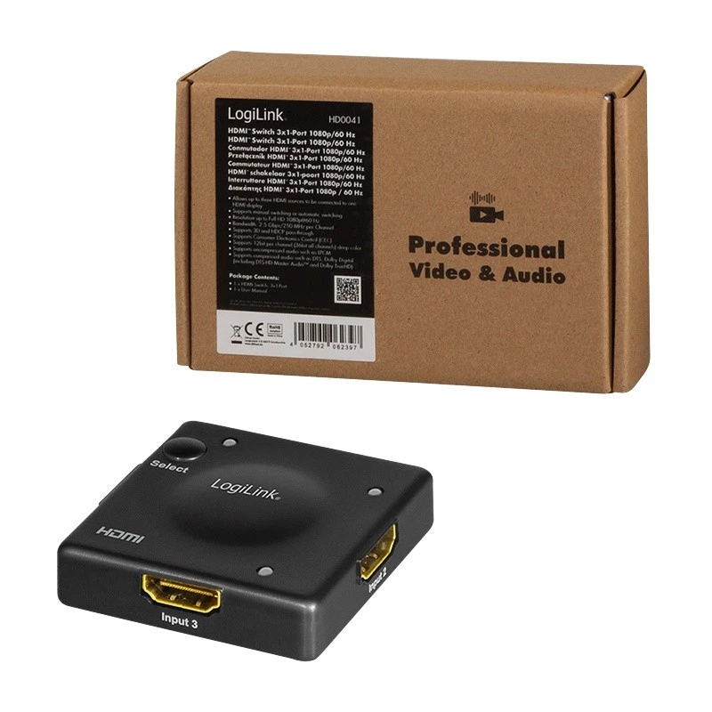 HDMI-kytkin LogiLink HD0041