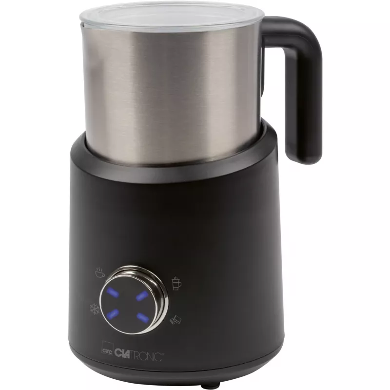 Maidonvaahdotin CLATRONIC MS 3812 automaattinen, musta ruostumaton teräs, 500W, 740 ml