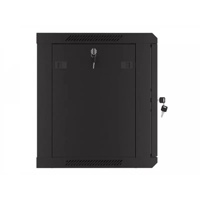 Seinäasennettava kaappi LANBERG WF01-6409-23B 9U, 60 kg, IP20, 600×450×512 mm, musta